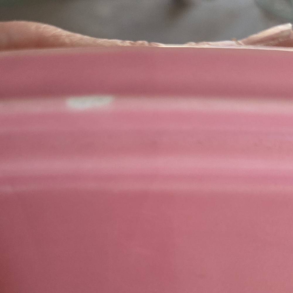Fiestaware Pink Ceramic Butter Dish with Lid - Picture 11 of 11
